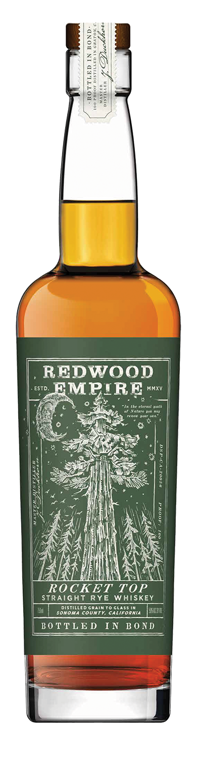 Redwood Empire Rocket Top Rye Whiskey 750ml-0