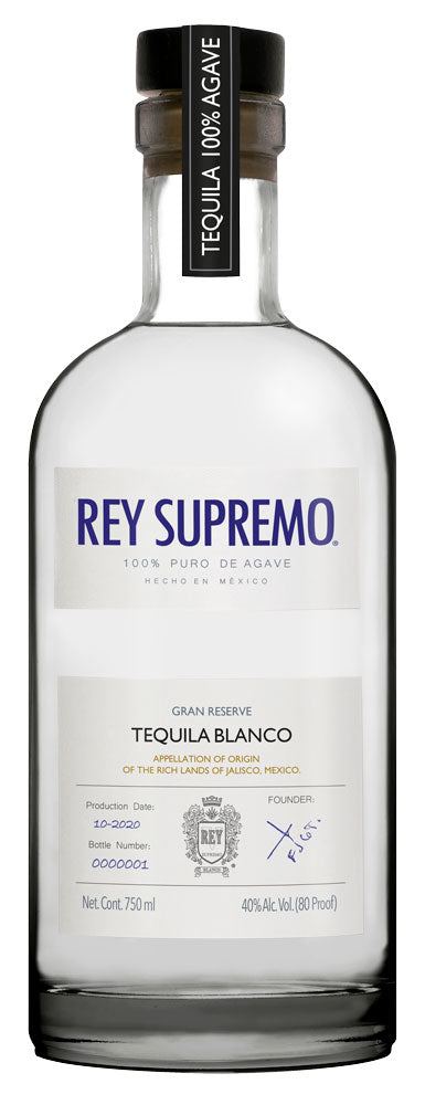 Rey Supremo Tequila Gran Reserve Blanco 750ml-0