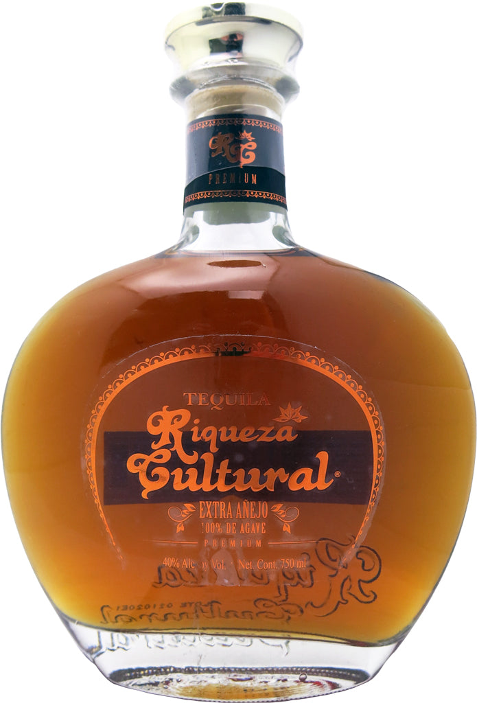 Riqueza Cultural Tequila Extra Anejo Clasica Glass 750ml-0