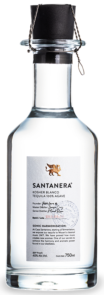 Destileria Santanera Tequila Kosher Blanco 750ml-0