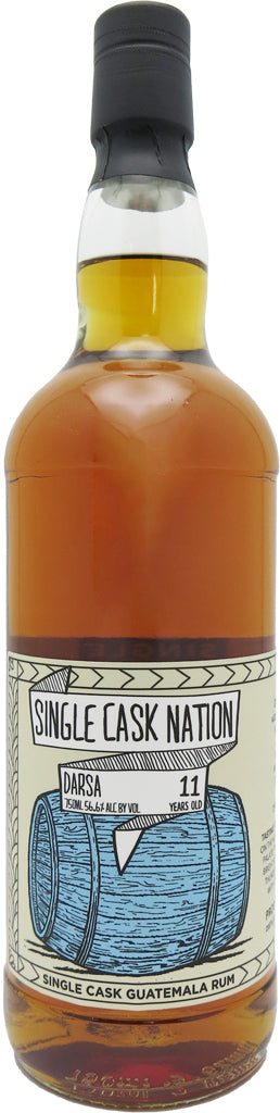 Single Cask Nation Darsa 11Yr 2nd Fill Bourbon Hogshead Cask Single Cask Guatemala Rum 2011 750ml-0