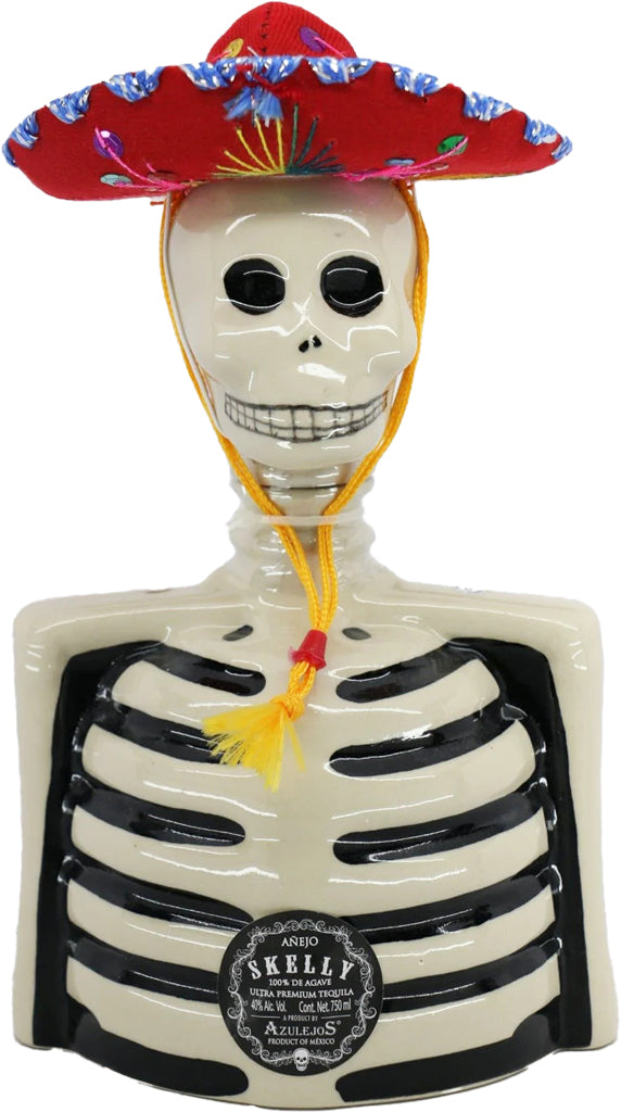 Skelly Anejo Ceramic Tequila 750ml – Mission Wine & Spirits