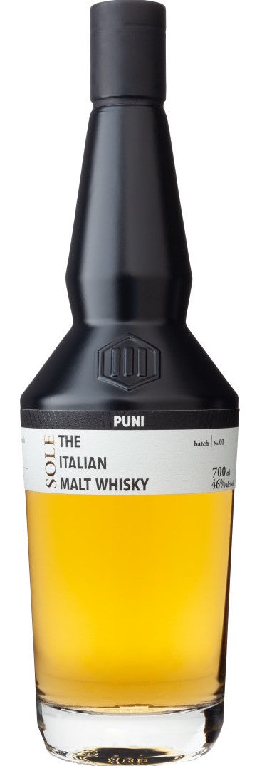 Puni Italian Malt Whiskey Sole Bourbon & Sherry Cask 4 Year Old 750ml-0