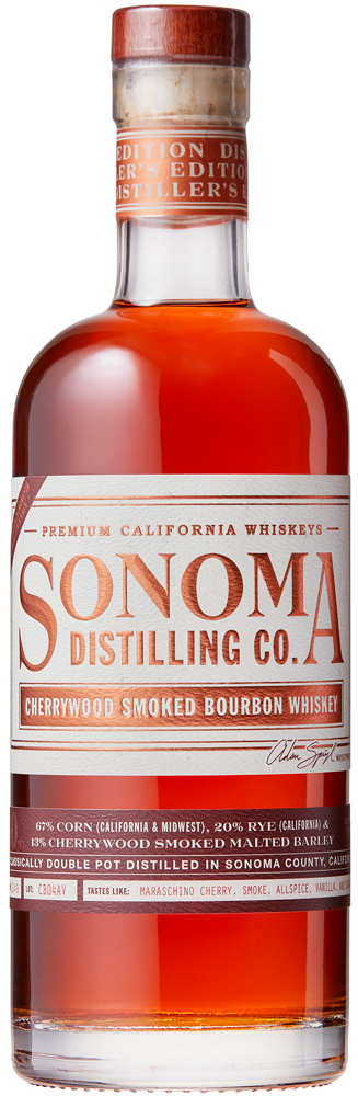 Sonoma Distilling Cherrywood Smoked Bourbon Whiskey 750ml-0