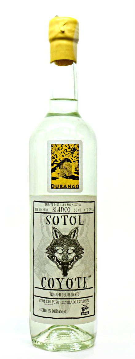 Sotol Coyote Durango Blanco Yellow Label 750ml-0