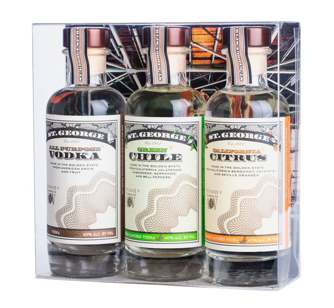 St. George All Purpose/Chile/Citrus Vodka 3pk-0