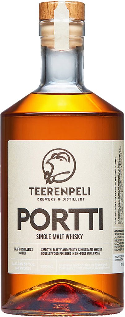 Teerenpeli Portti Wood Finish Single Malt Whisky 750ml-0