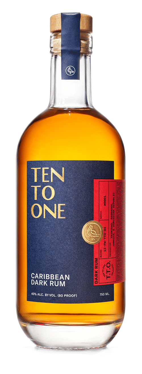 Ten To One Caribbean Dark Rum 750ml-0