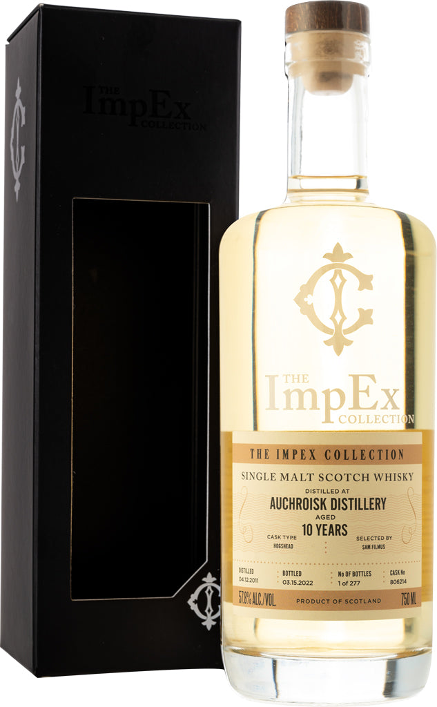 The ImpEx Collection Auchroisk Distillery 2011 10 Year Old 750ml-0