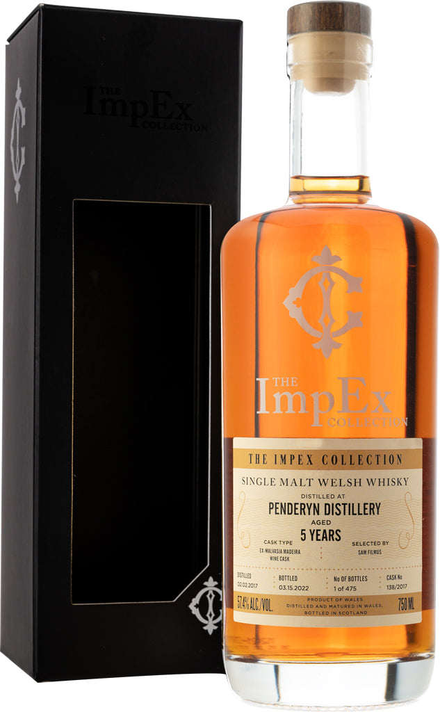 The ImpEx Collection Penderyn Distillery 5 Year Old 750ml-0