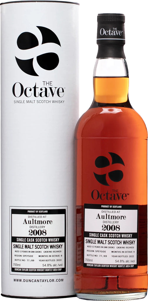 The Octave Aultmore 13 Year Old 2008 #9535649 Single Cask Single Malt Whisky 750ml-0