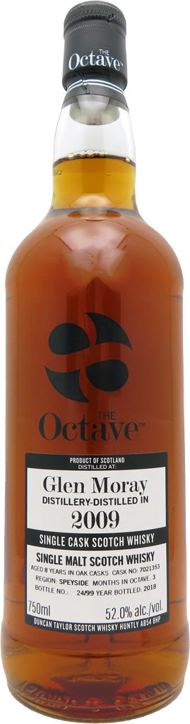 The Octave Glen Moray 8 Year Old 2009 #7021353 Single Cask Single Malt Whisky 750ml-0