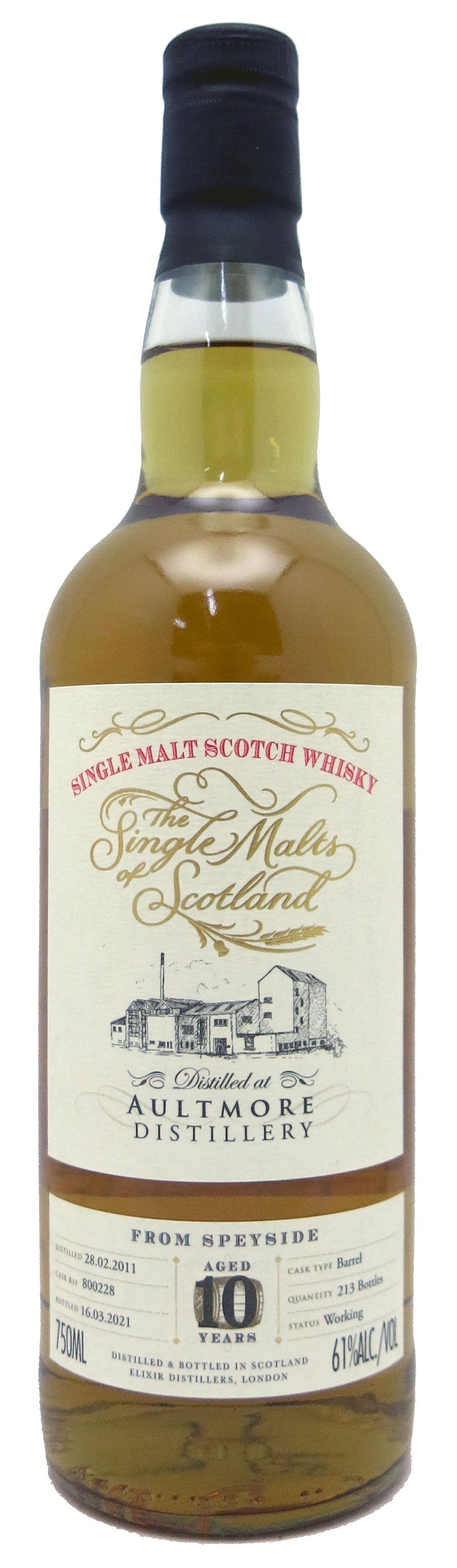 The Single Malts of Scotland Aultmore 2011 10yr 750ml-0