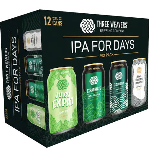 Three Weavers IPA For Days Mix 12pk Cans-0