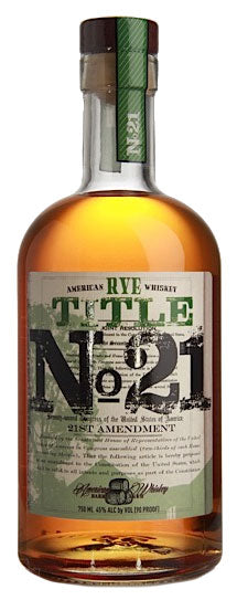 Title 21 American Rye Whiskey 750ml-0