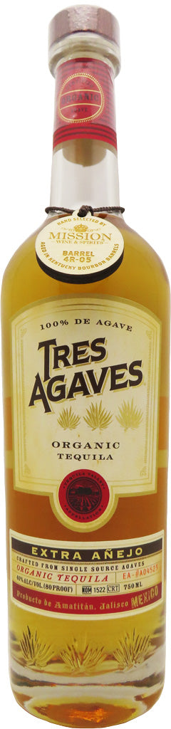 Tres Agaves "Mission Exclusive" Single Barrel Extra Anejo Tequila 750ml-0