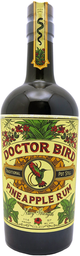 Two James Doctor Bird Pineapple Jamaican Rum 750ml-0