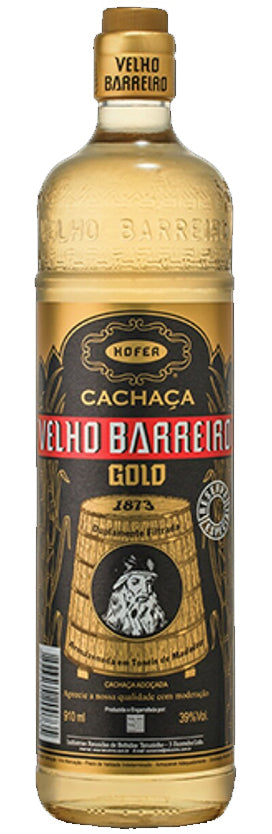 Velho Barreiro Gold Cachaca 1L-0
