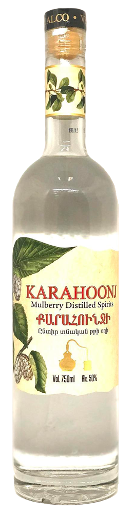 Vedi Alco Karahoonj Armenian Brandy Mulberry Silver 750ml-0