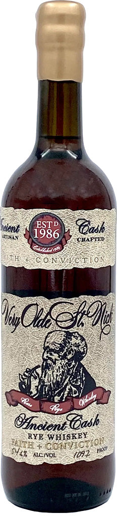 Very Olde St. Nick Faith & Conviction Ancient Cask Rye Whiskey 750ml-0