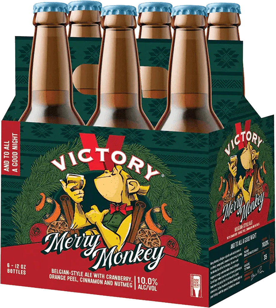 Victory Merry Monkey Holiday Ale 6pk Btls-0