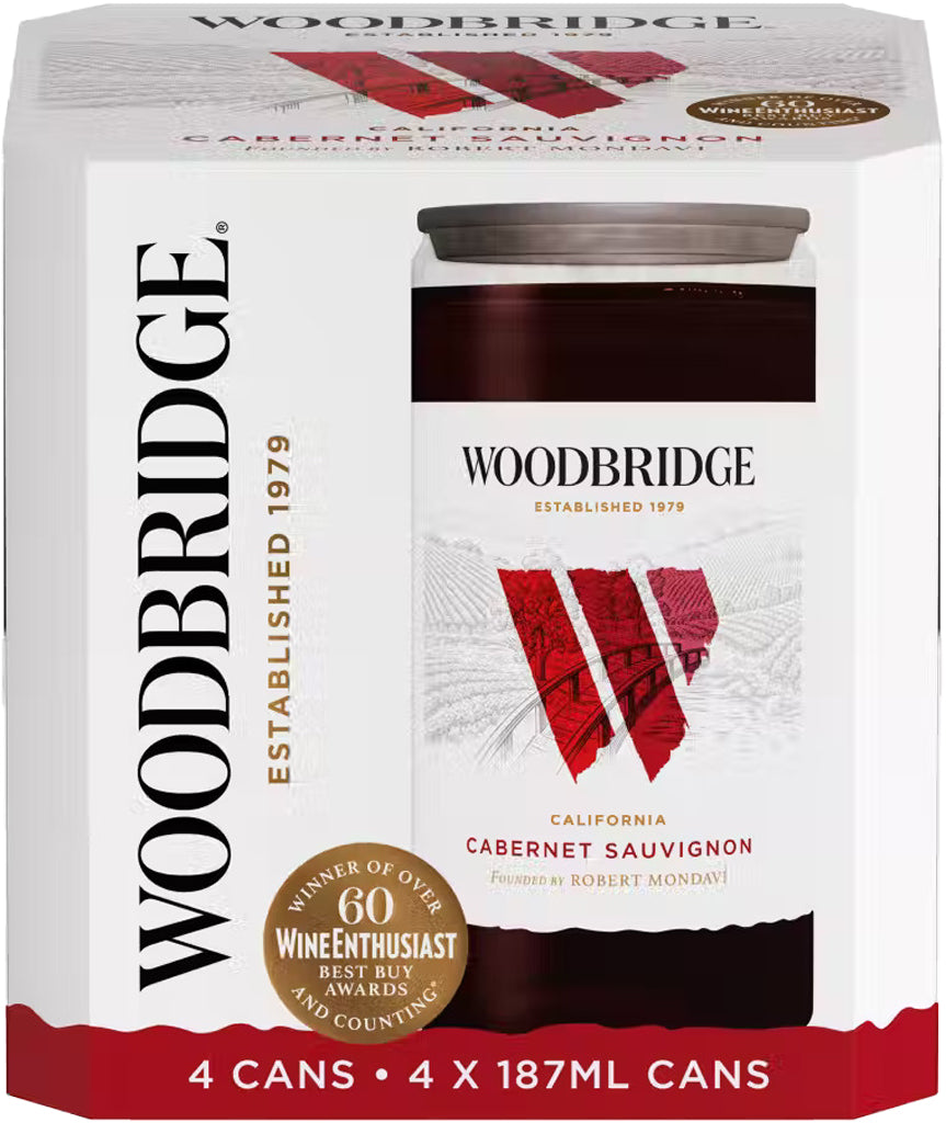 Woodbridge Cabernet Sauvignon 187ml 4pk Can-0