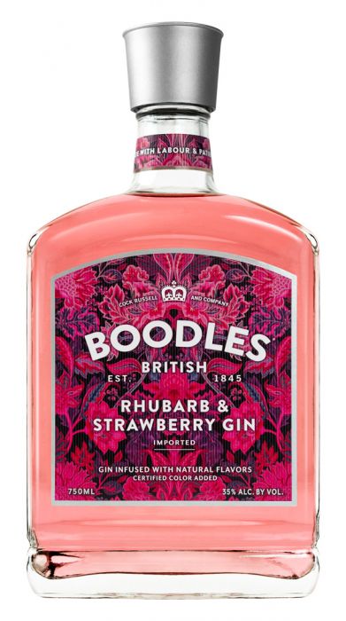 Boodles Strawberry Rhubarb Gin 750ml-0