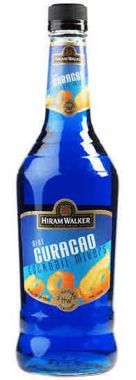 Hiram Walker Blue Curacao 1L-0