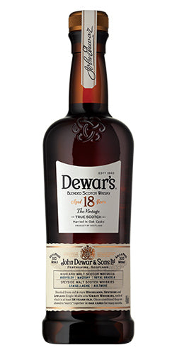 Dewar's 18 Year Old Blended Scotch Whisky 750ml-0