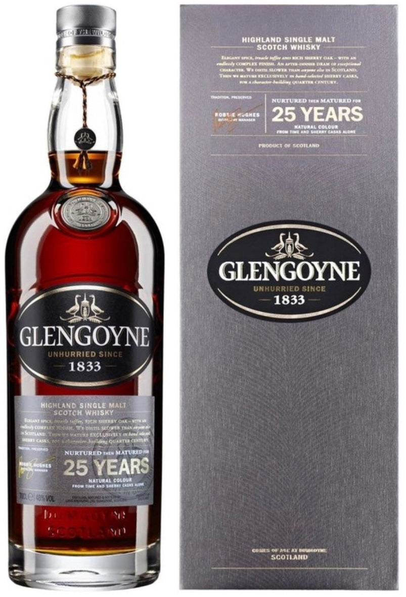 Glengoyne 25 Year Old Single Malt Whisky 750ml-0