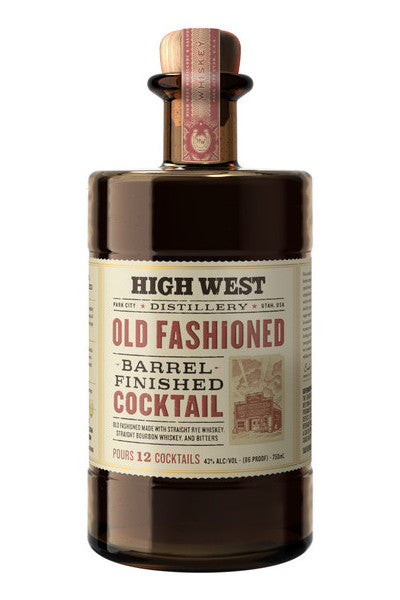 High West Old Fashioned Barrel Finished Cocktail 750ml-0