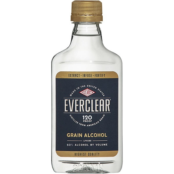 Everclear Grain Alcohol 120 Proof 375ml-0