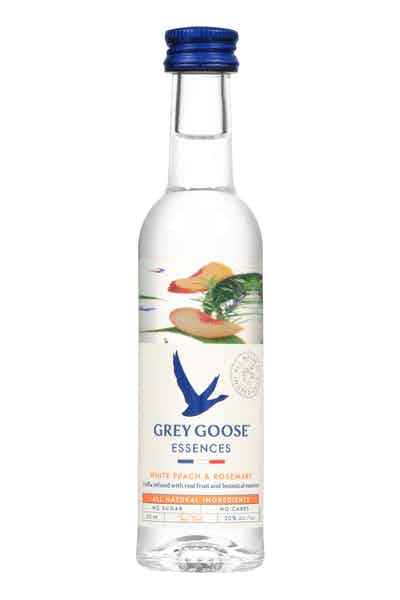 Grey Goose Essences White Peach And Rosemary Vodka With Natural Flavor –  Mega Wine and Spirits
