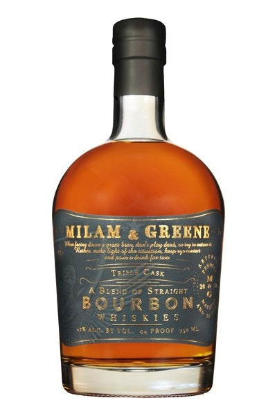 Milam & Greene Triple Cask Straight Bourbon Blend Whiskey 750ml-0