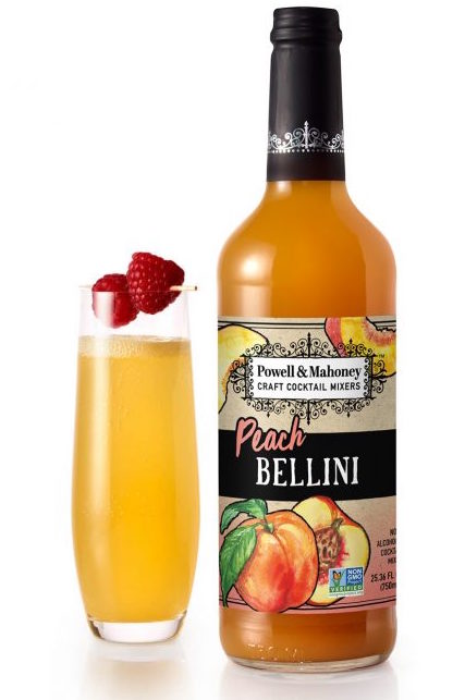 Powell & Mahoney Peach Bellini Mix 750ml-0