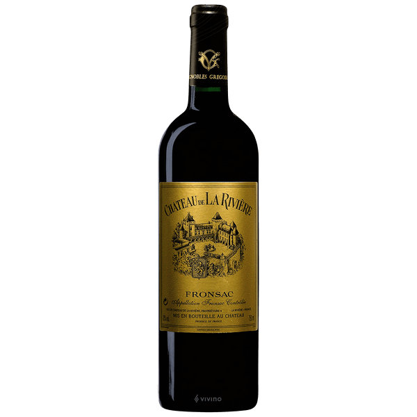 Chateau De La Riviere Aria Fronsac 2010 750ml-0