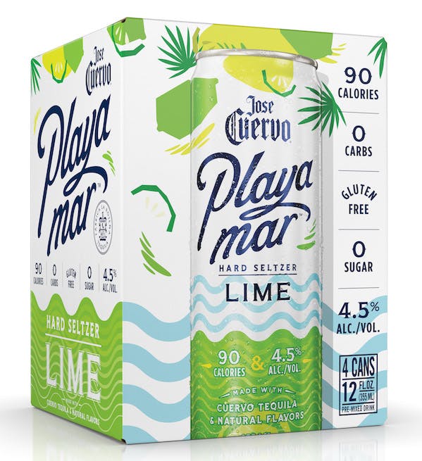 Jose Cuervo Playa Mar Lime Hard Seltzer 4pk-0