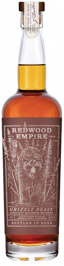 Redwood Empire Grizzly Beast Bourbon Whiskey 750ml-0