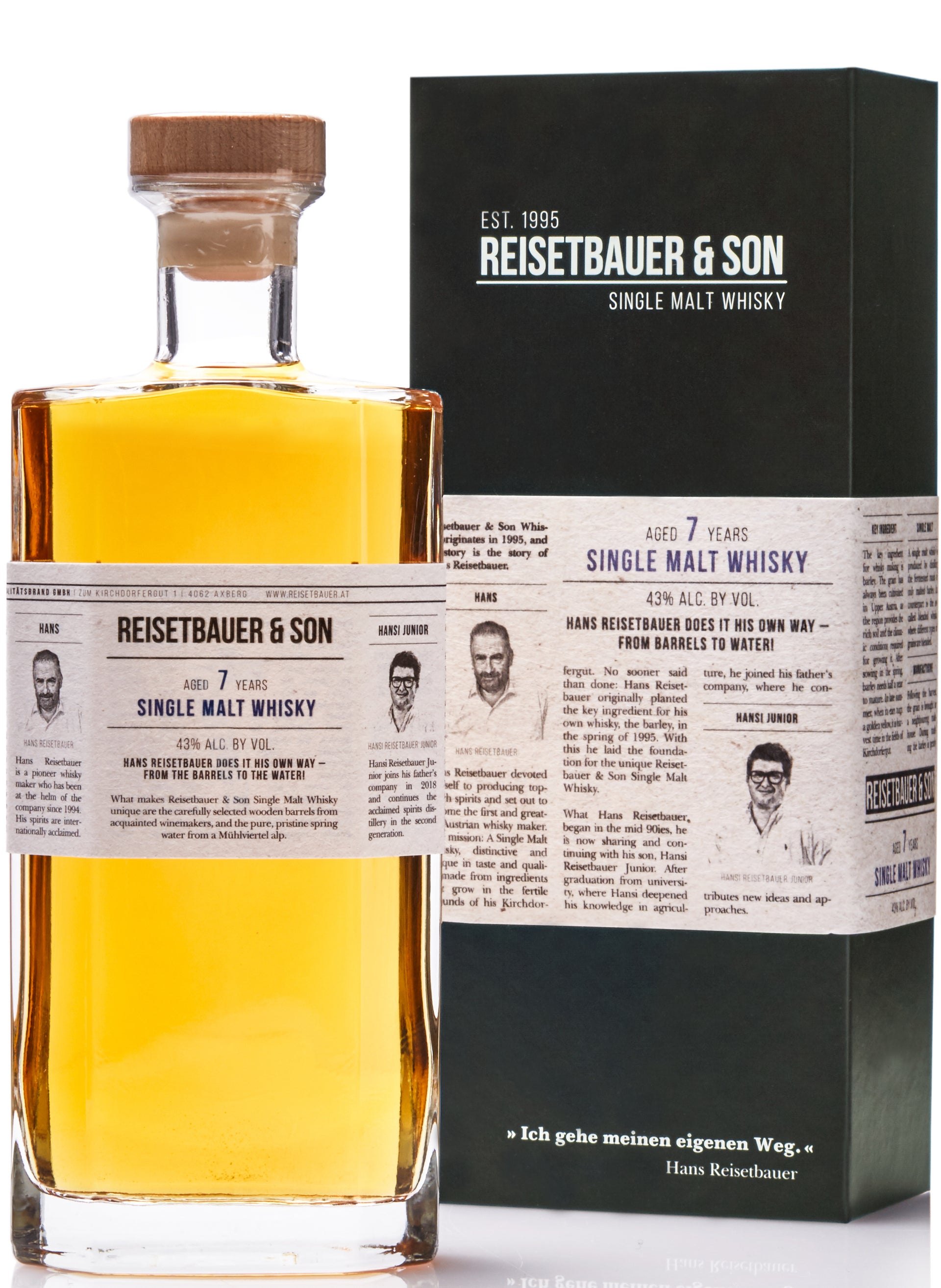 Reisetbauer & Son Single Malt Whiskey 7yr 750ml-0