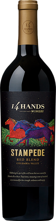 14 Hands Stampede Red 750ml-0