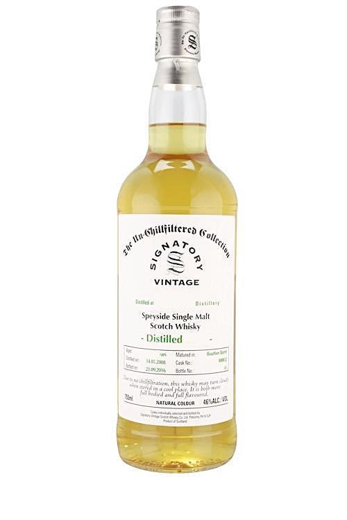 Signatory Dailuaine 2007 12 Year Old Single Barrel Single Malt Whisky 750ml-0